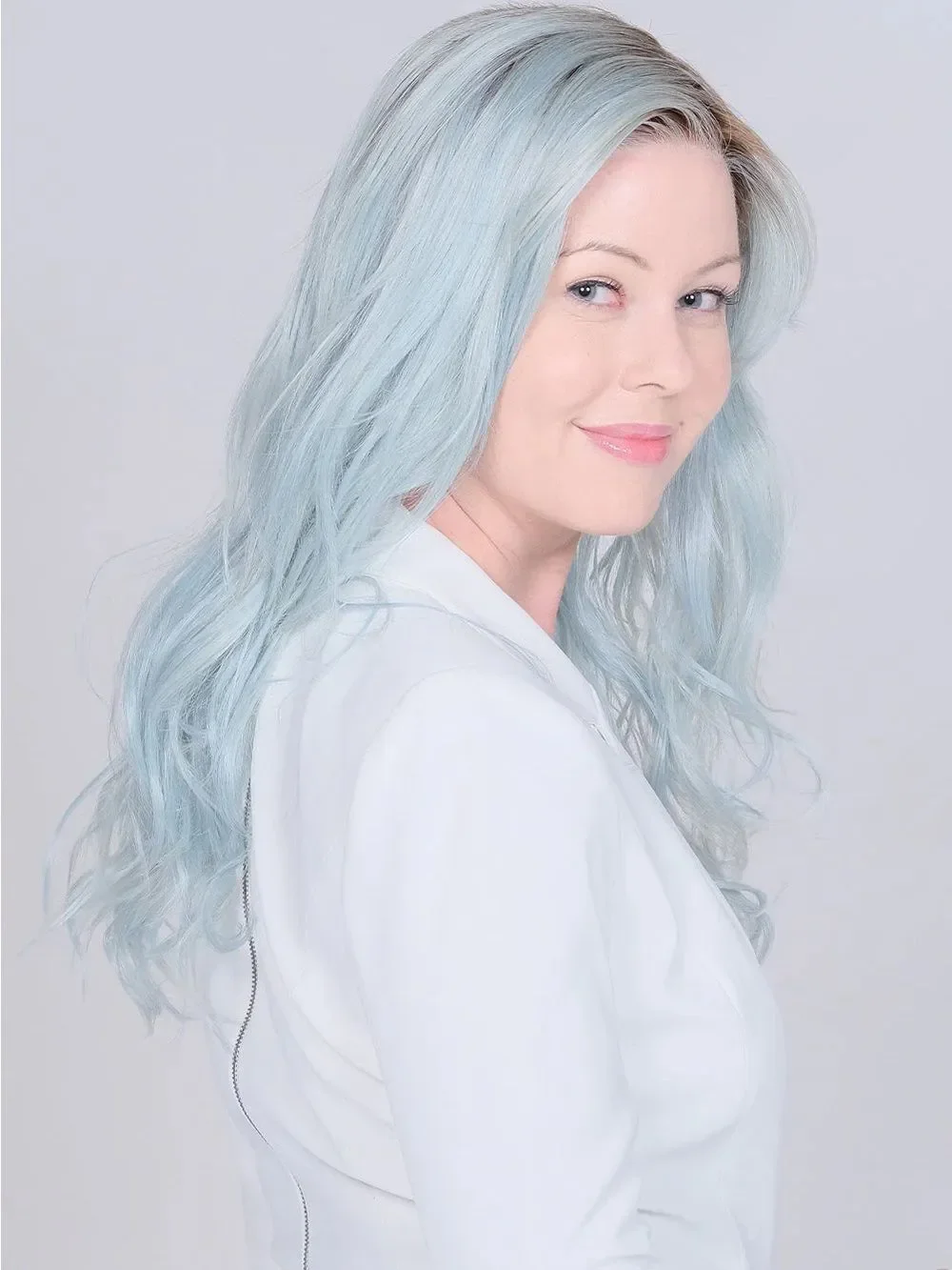 Belle Tress Shakerato in Cola with Cherry Color, Lace Front Left Mono Part